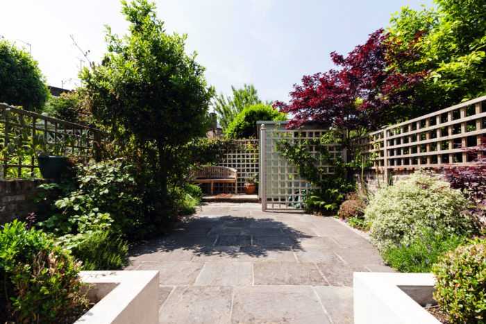 Short let properties with gardens in London